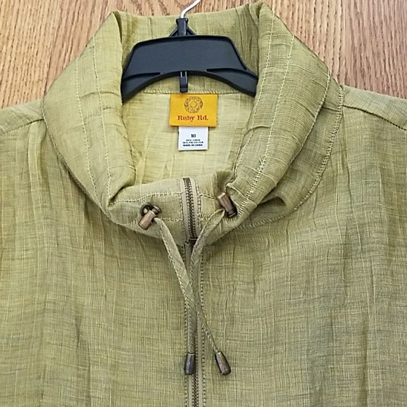 Ruby Rd spring green jacket. - Picture 2 of 6
